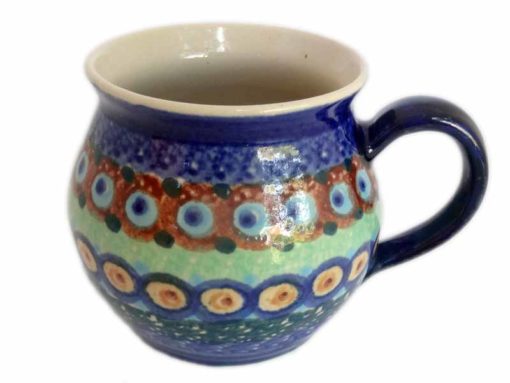 keramik-kaffeetopf-buntekanten-bauchig